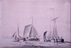 Seascape with Shipping by William Anderson